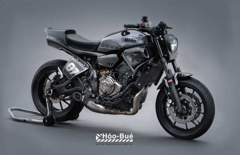 Yamaha XSR700 Jadi Tracker Kekar